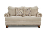 Fusion 2821 Traditional Loveseat 2821 Carys Doe Loveseat