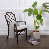 Kara Rattan Arm Chair Paloma Brown