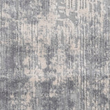 Nourison Rustic Textures RUS01 Painterly Machine Made Power-loomed Indoor Area Rug Ivory/Silver 7'10" x 10'6" 99446476159