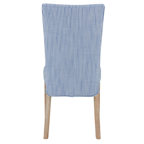 Milton Fabric Chair Set of 2 - Classic Parsons Style Accent Chairs for Dining Room Decor