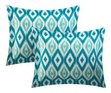 Normani Aqua King 4pc Duvet Set