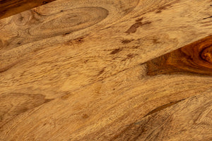 Porter Designs Taos Solid Sheesham Wood Ladderback Natural Dining Chair Natural 07-196-02-9017-1