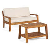 Christopher Knight Home® Grenada Loveseat and Coffee Table Set For Patio