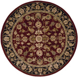 Nourison Nourison 2000 2002 Persian Handmade Tufted Indoor Area Rug Burgundy 4' x ROUND 99446542953