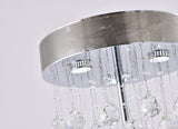 Bethel Chrome Table Lamp in Metal & Crystal