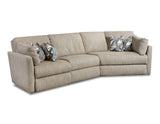 Next Gen 235-05P,80,66 Transitional Power Headrest Sectional with Cuddler Corner [Made to Order - 2 Week Build Time]