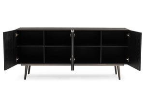 VIG Furniture Modrest Macoy - Modern Multicolor & Black Ash Buffet VGVCG2008-MC-BUF