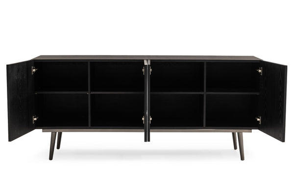 VIG Furniture Modrest Macoy - Modern Multicolor & Black Ash Buffet VGVCG2008-MC-BUF