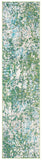 Madison 400 Madison 425 Contemporary Power Loomed Polypropylene Friese Rug Green / Turquoise