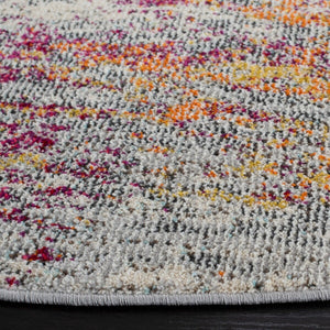 Madison 400 Madison 440 Contemporary Power Loomed Polypropylene Friese Rug Grey / Gold