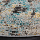 Madison 400 Madison 457 Contemporary Power Loomed Polypropylene Friese Rug Grey / Blue