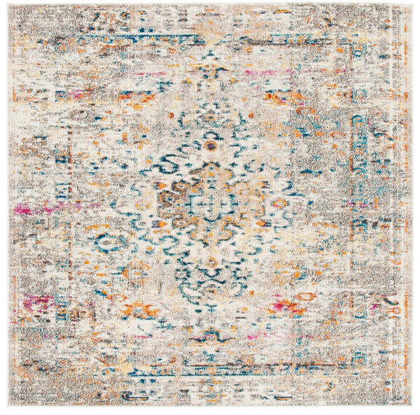 Madison 400 Madison 474 Contemporary Power Loomed Polypropylene Friese Rug Grey / Gold