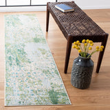 Madison 400 Madison 499 Contemporary Power Loomed Polypropylene Friese Rug Green / Blue