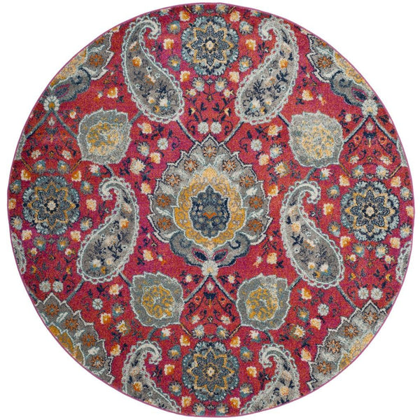 Safavieh Madison 600 Power Loomed Polypropylene Pile Rug MAD600A-5SQ