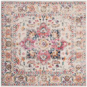 Safavieh Madison 603 Polypropylene Pile 65% Polypropylene 21% Jute 7% Polyester 7% Cotton Traditional Rug MAD603R-8SQ