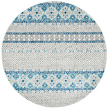 Madison 700 Madison 797 Bohemian Power Loomed 65% Polypropylene 21% Jute 7% Polyester 7% Cotton Rug Grey / Turquoise