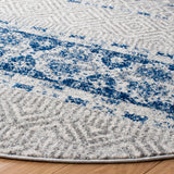 Madison 700 Madison 797 Bohemian Power Loomed 65% Polypropylene 21% Jute 7% Polyester 7% Cotton Rug Silver / Navy