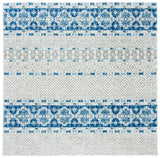 Madison 700 Madison 797 Bohemian Power Loomed 65% Polypropylene 21% Jute 7% Polyester 7% Cotton Rug Silver / Navy