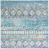 Madison 700 Madison 797 Bohemian Power Loomed 65% Polypropylene 21% Jute 7% Polyester 7% Cotton Rug Denim Blue / Purple