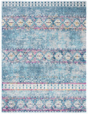 Madison 700 Madison 797 Bohemian Power Loomed 65% Polypropylene 21% Jute 7% Polyester 7% Cotton Rug Denim Blue / Purple