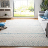 Madison 700 Madison 798 Bohemian Power Loomed 65% Polypropylene 21% Jute 7% Polyester 7% Cotton Rug Ivory / Aqua