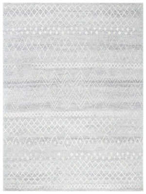 Madison 700 Madison 798 Bohemian Power Loomed 65% Polypropylene 21% Jute 7% Polyester 7% Cotton Rug Silver / Ivory