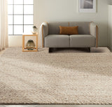 Nourison Calvin Klein Riverstone CK940 Contemporary Handmade Woven Indoor Area Rug Mocha 9' x 12' 99446755636