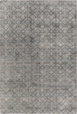 Malaga MAG-2302 Modern Wool, Polyester Rug MAG2302-81012 Ink, Denim, Khaki, Tan, Lime, Dark Brown 90% Wool, 10% Polyester 8'10" x 12'