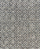 Malaga MAG-2302 Modern Wool, Polyester Rug MAG2302-810 Ink, Denim, Khaki, Tan, Lime, Dark Brown 90% Wool, 10% Polyester 8' x 10'