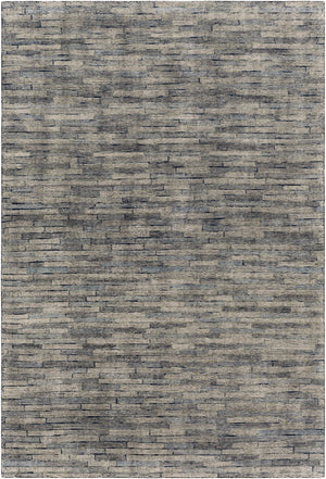 Malaga MAG-2303 Modern Wool, Polyester Rug MAG2303-81012 Ink, Denim, Khaki, Tan, Lime 90% Wool, 10% Polyester 8'10" x 12'