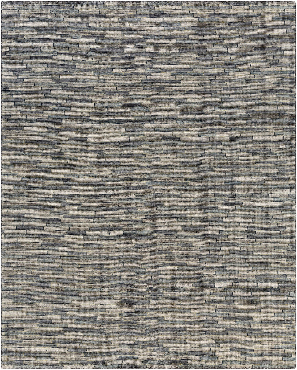 Malaga MAG-2303 Modern Wool, Polyester Rug MAG2303-81012 Ink, Denim, Khaki, Tan, Lime 90% Wool, 10% Polyester 8'10" x 12'
