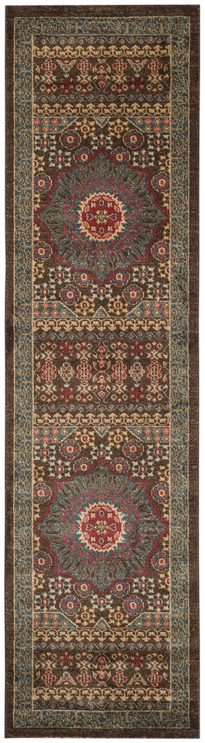 Safavieh Mahal 620 Polypropylene Pile Power Loomed Traditional Rug MAH620C-9SQ