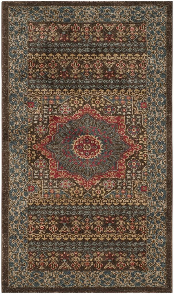 Safavieh Mahal 620 Power Loomed Polypropylene Traditional Rug MAH620C-3
