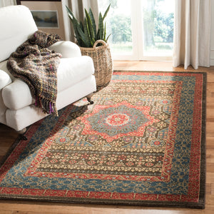Safavieh Mahal 620 Polypropylene Pile Power Loomed Traditional Rug MAH620C-9SQ