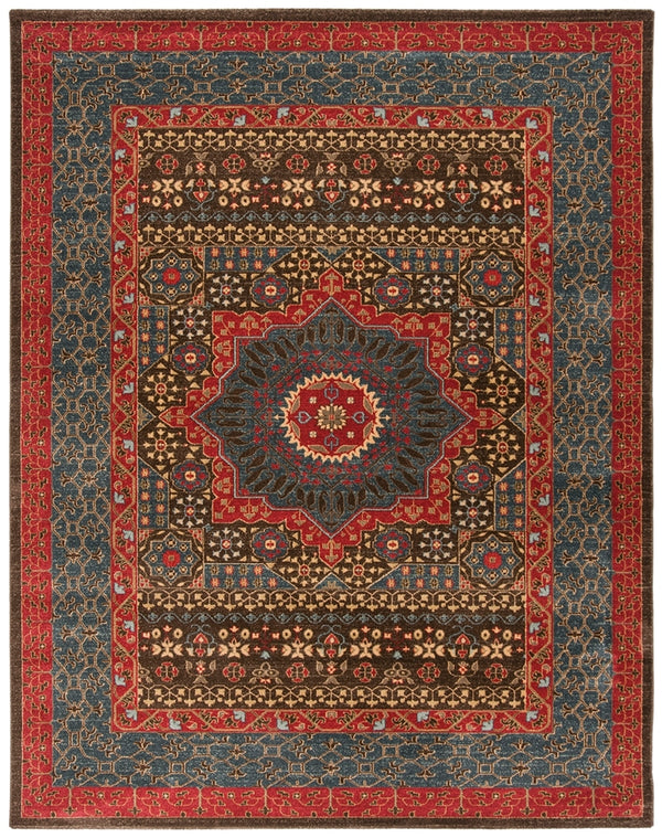 Safavieh Mahal 620 Polypropylene Pile Power Loomed Traditional Rug MAH620C-9SQ