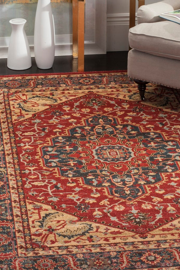 Safavieh Mahal 621 Power Loomed Polypropylene Traditional Rug MAH621C-3