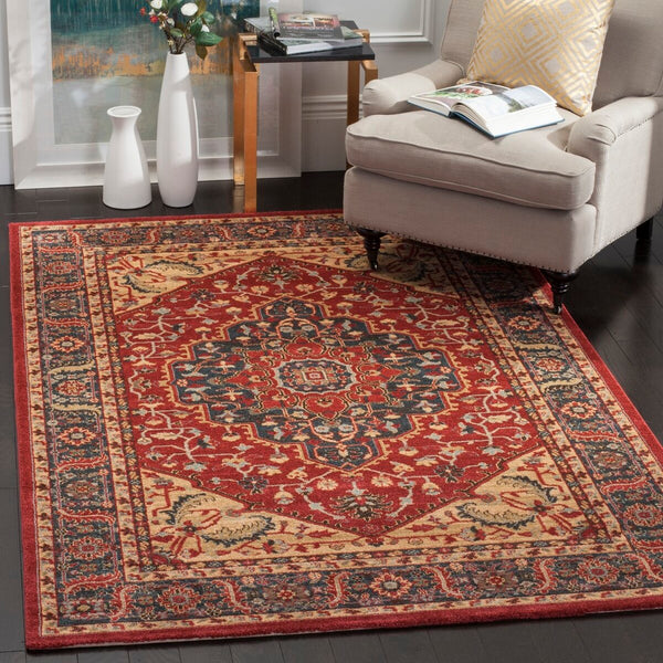Safavieh Mahal 621 Power Loomed Polypropylene Traditional Rug MAH621C-3