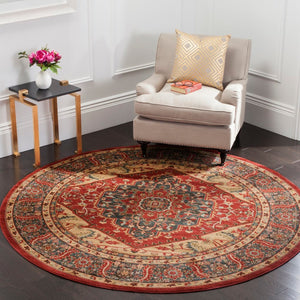 Safavieh Mahal 621 Power Loomed Polypropylene Traditional Rug MAH621C-3