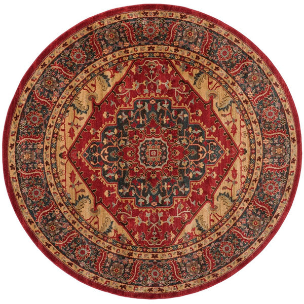 Safavieh Mahal 621 Power Loomed Polypropylene Traditional Rug MAH621C-3