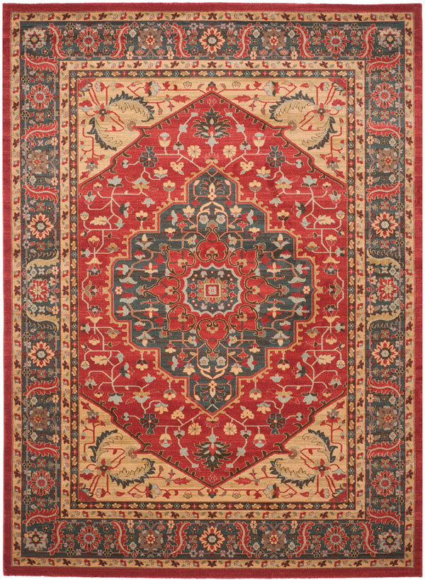 Safavieh Mahal 621 Power Loomed Polypropylene Traditional Rug MAH621C-3