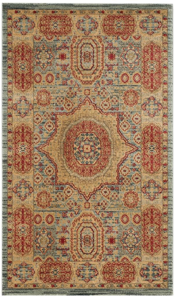 Safavieh Mahal 622 Power Loomed Polypropylene Transitional Rug MAH622C-7SQ