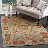 Safavieh Mahal 622 Power Loomed Polypropylene Transitional Rug MAH622C-7SQ