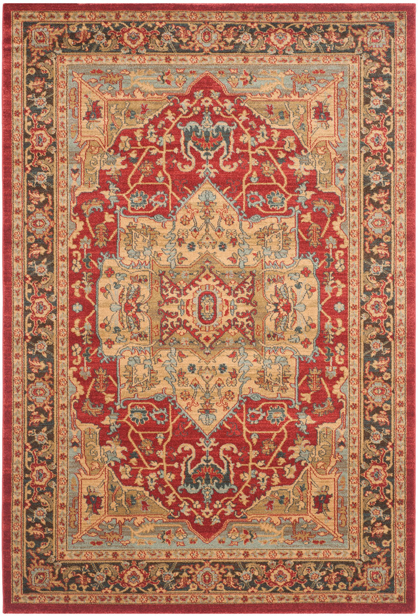 Safavieh Mahal 625 Power Loomed Polypropylene Traditional Rug MAH625B-3R