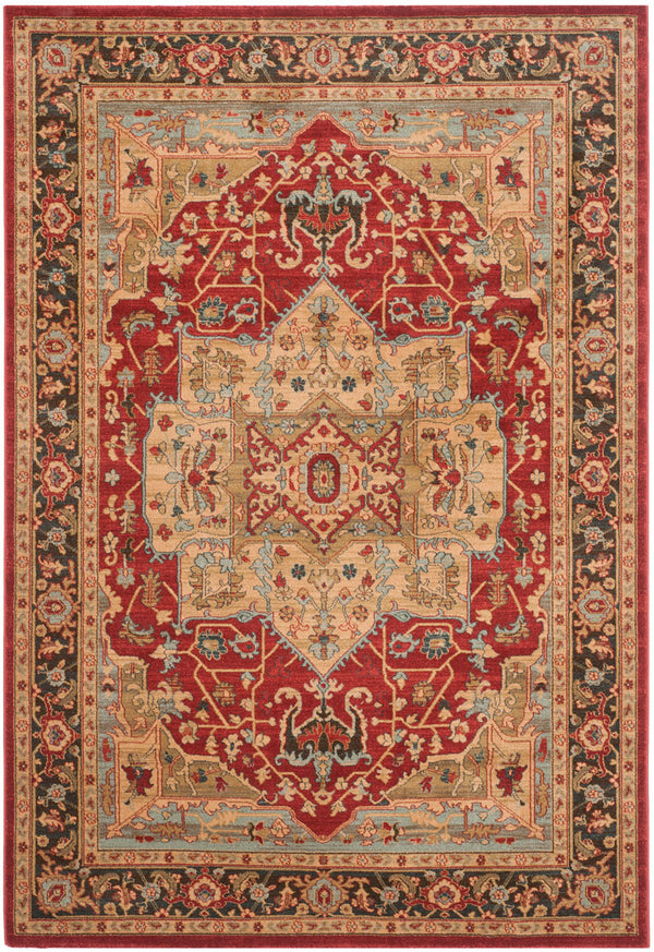 Safavieh Mahal 625 Power Loomed Polypropylene Traditional Rug MAH625B-3R