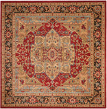 Safavieh Mahal 625 Polypropylene Pile Power Loomed Traditional Rug MAH625B-3SQ