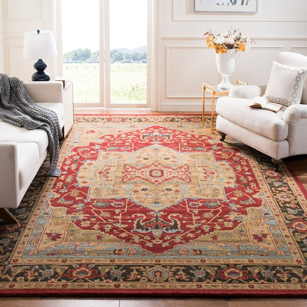 Safavieh Mahal 625 Power Loomed Polypropylene Traditional Rug MAH625B-3R