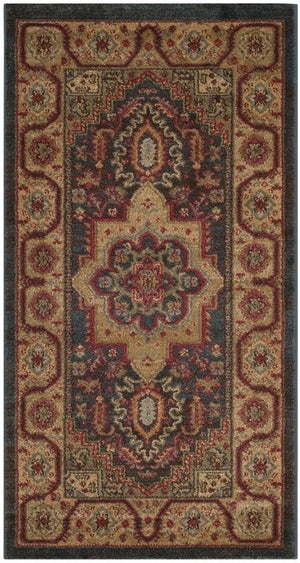 Safavieh Mahal 656 Power Loomed Polypropylene Traditional Rug MAH656E-7SQ