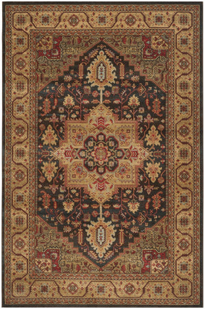 Safavieh Mahal 656 Polypropylene Pile Power Loomed Traditional Rug MAH656E-3SQ