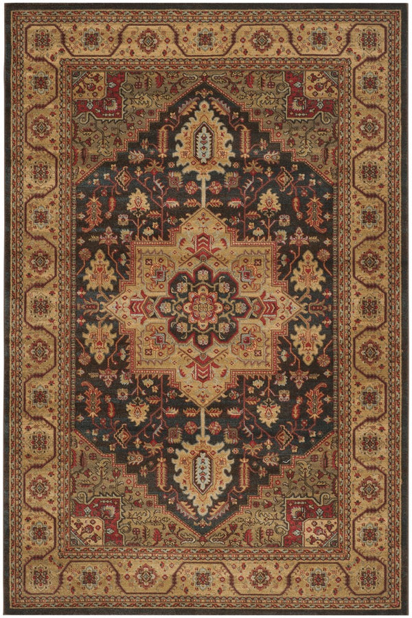 Safavieh Mahal 656 Power Loomed Polypropylene Traditional Rug MAH656E-7SQ