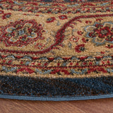 Safavieh Mahal 656 Polypropylene Pile Power Loomed Traditional Rug MAH656E-3SQ